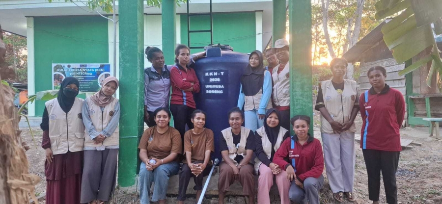 Solusi Tepat Penanganan Kemarau: Mahasiswa KKN UNIMUDA Sukses Dialirkan Air Bersih di Kampung Waibu