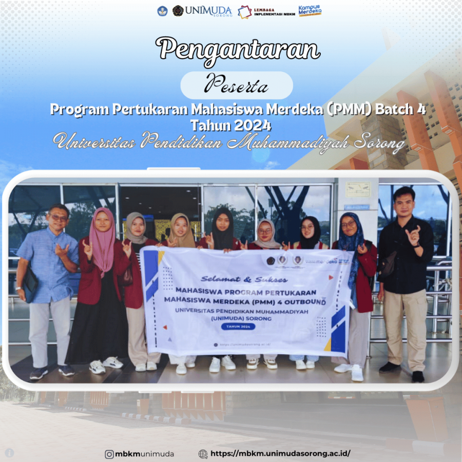 UNIMUDA Sorong Antar 41 Mahasiswa ke 27 Perguruan Tinggi di Indonesia Melalui Program Pertukaran Mahasiswa Merdeka Batch 4 Tahun 2024