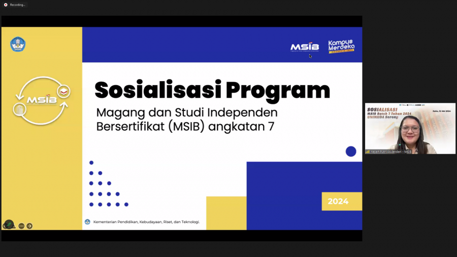 UNIMUDA SORONG Gelar Sosialisasi Program Magang Dan Studi Independen Bersertifikat (MSIB) Batch 7 Tahun 2024